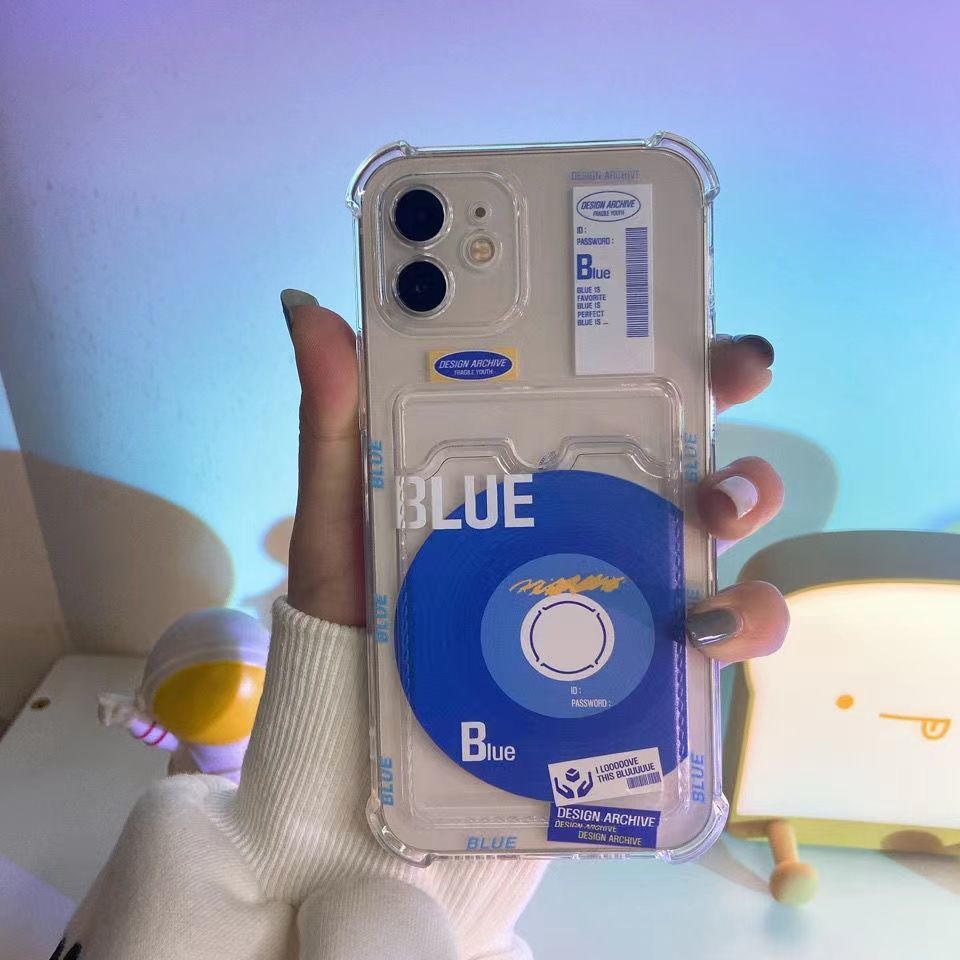 Klein Blue Record Card Sleeve Phone Case