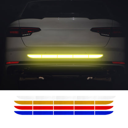 Rear trunk reflective sticker