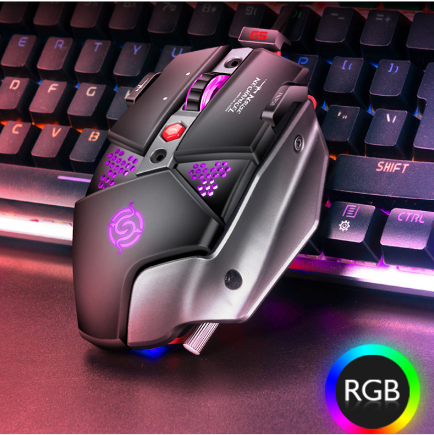 Viper G9 Mechanical Mouse Glowing