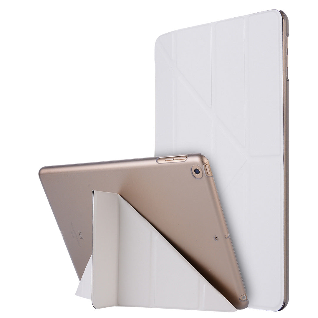 Compatible with Apple, Applicable to 2021 new ipadPro11 silk holster ultra-thin protective shell 9.7 2021 dormant deformation leather case