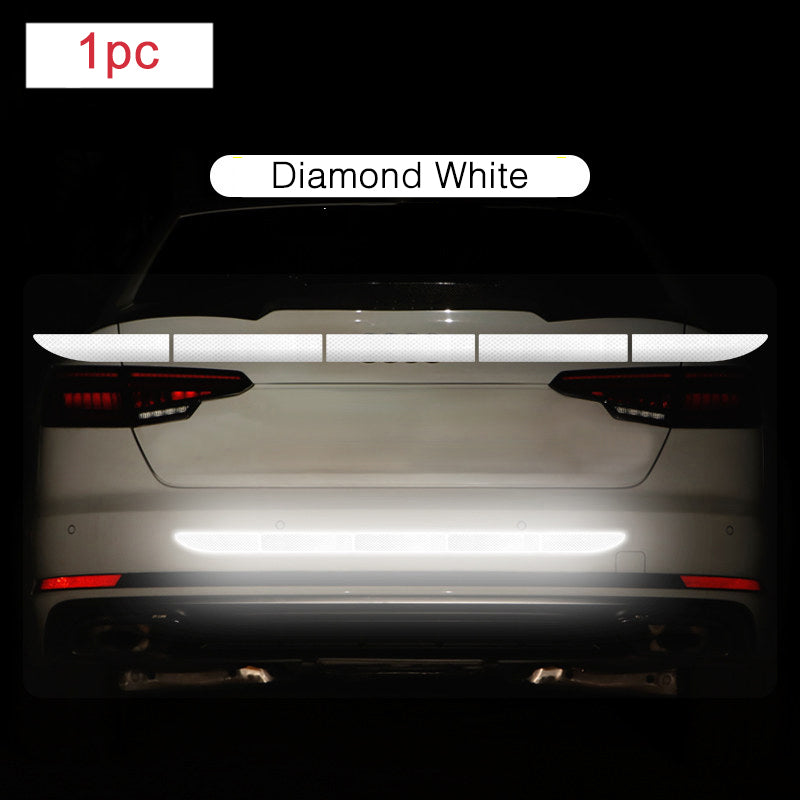 Rear trunk reflective sticker