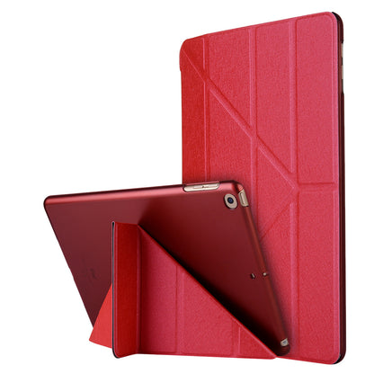 Compatible with Apple, Applicable to 2021 new ipadPro11 silk holster ultra-thin protective shell 9.7 2021 dormant deformation leather case