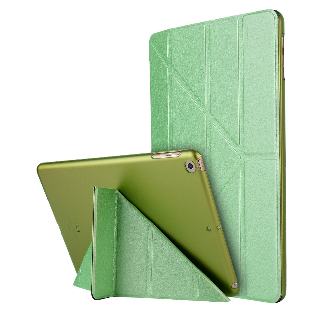 Compatible with Apple, Applicable to 2021 new ipadPro11 silk holster ultra-thin protective shell 9.7 2021 dormant deformation leather case