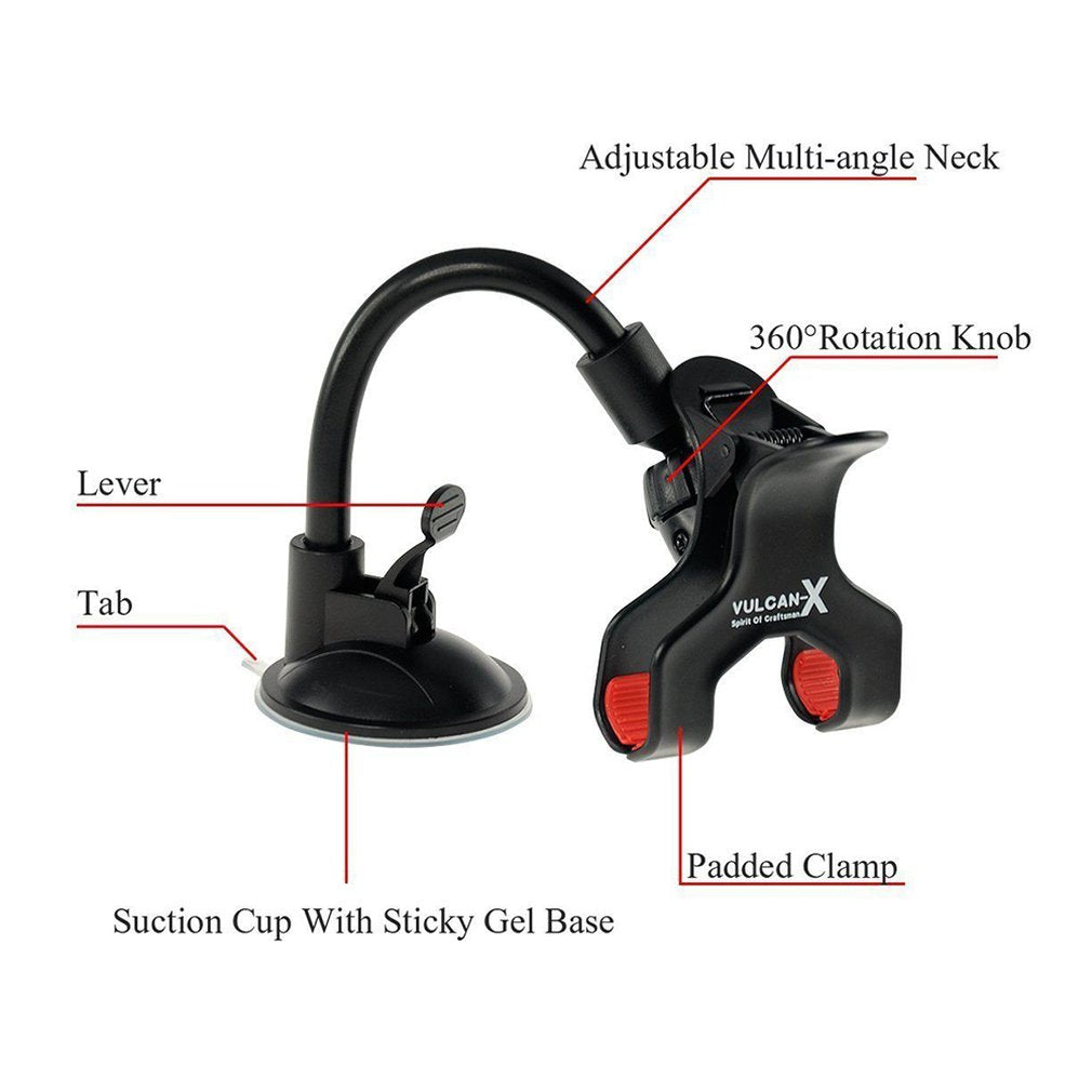 Double chuck hose car bracket