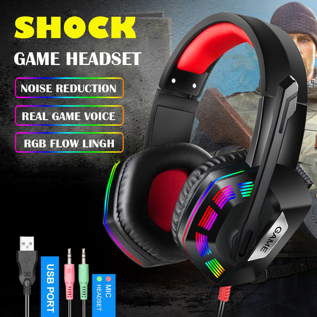 Headset wired luminous headset