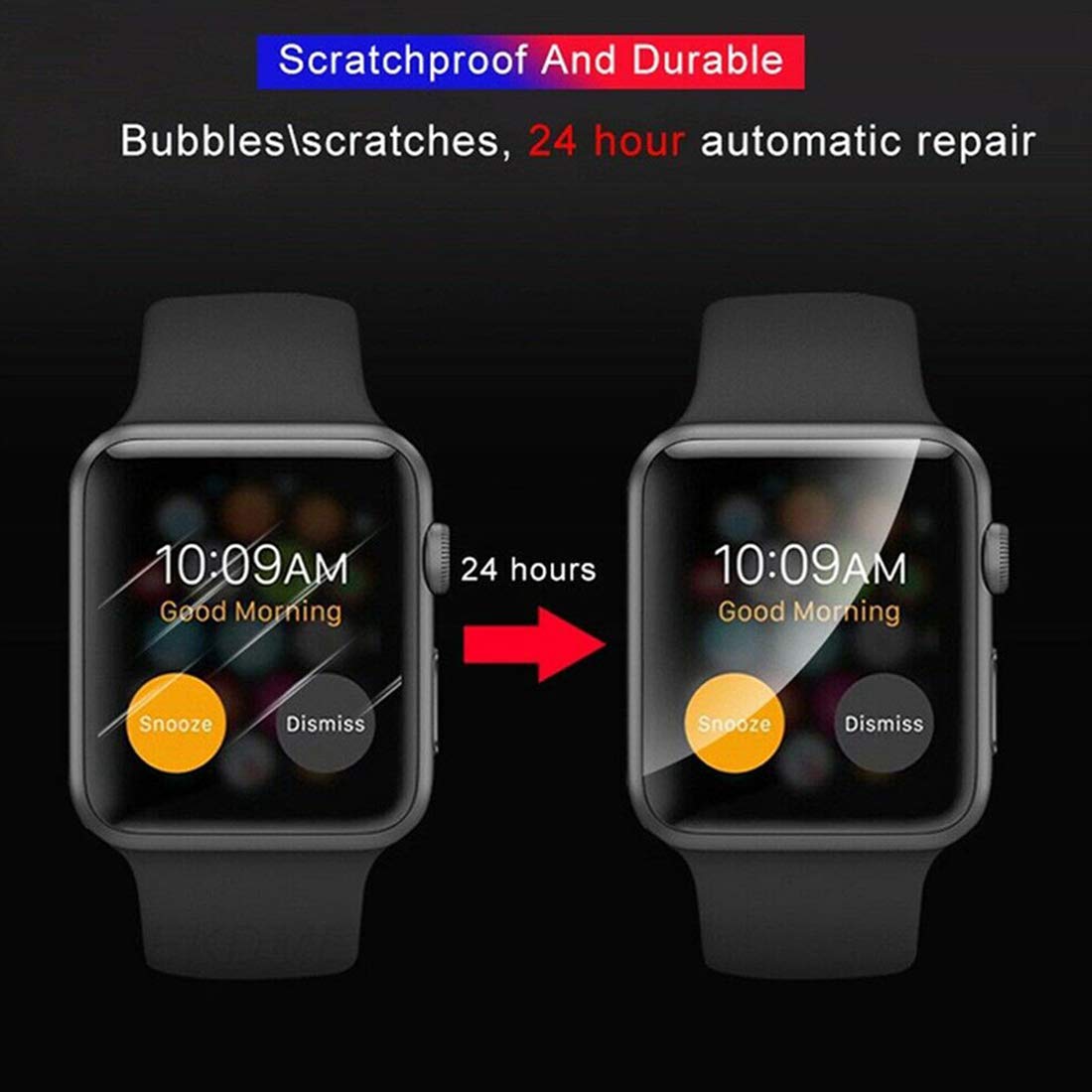 FTA Soft Screen Protector For apple watch 7 45mm 41mm 44 38 cover film 9D Protective Full Coverage iwatch series 6 5 4 3 2 1 42 40mm