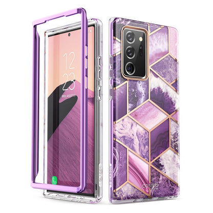 Case protector for Samsung Galaxy Note 20 Ultra Case Full-Body Glitter Marble Cover WITHOUT Built-in Screen Protector