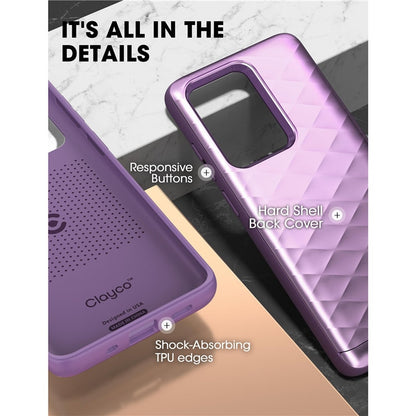 Samsung Galaxy S20 Ultra 5G Case Argos Premium Hybrid Protective Wallet Cover With Built-in Credit Card/ID Card Slot