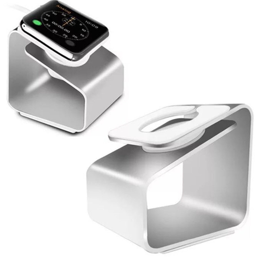 Aluminum Portable stand For Apple Watch Charger Station Dock iWatch series 3 4 5 se 6 7 wireless apple watch Charging stand