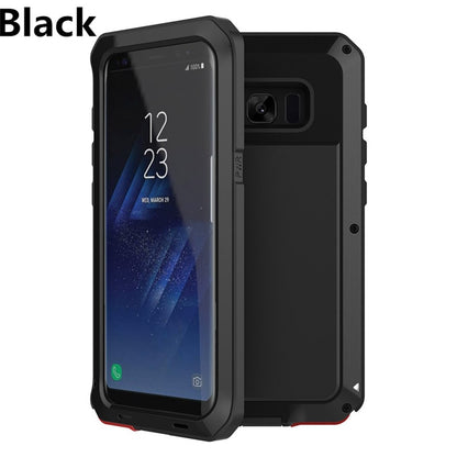 Luxury Metal Military Protection Case for Samsung Galaxy S21 S20 Ultra S8 S9 S7 S10 Plus S10e  Shockproof Cover