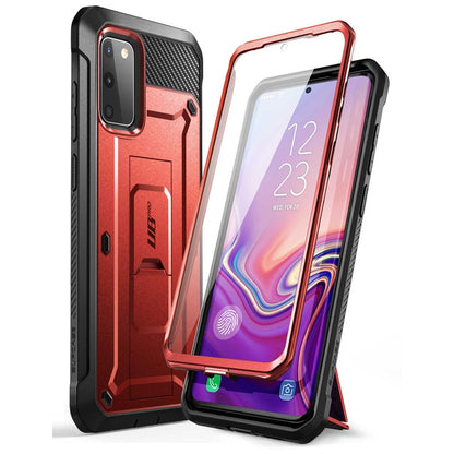 Samsung Galaxy S20 FE Case (2020 Release) UB Pro Full-Body Holster Cover WITH Built-in Screen Protector &amp; Kickstand