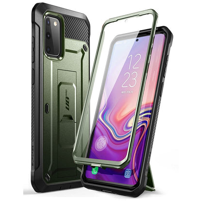 Samsung Galaxy S20 FE Case (2020 Release) UB Pro Full-Body Holster Cover WITH Built-in Screen Protector &amp; Kickstand