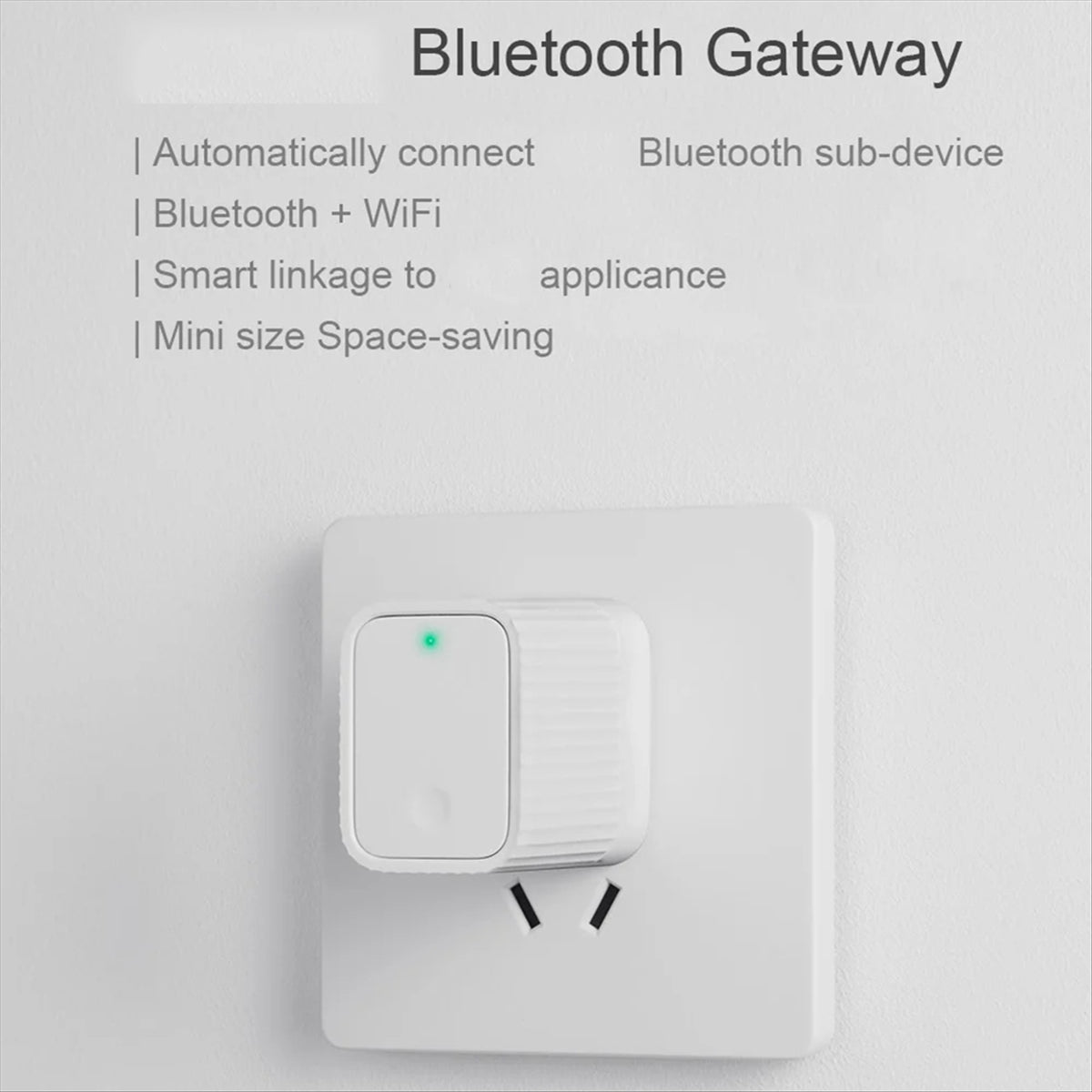 Bluetooth Gateway Hub Compatible WIFI Remote View Data Sub-Device Smart Linkage Home Device Work with Mi Home US-Plug