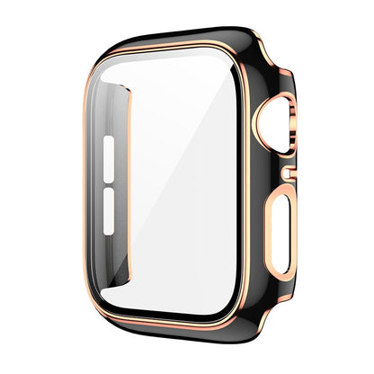 FTA Glass + Cover For Apple Watch Case 45mm 41mm 44mm 40mm Two Color Screen Protector Bumper iWatch Series 1 2 3 42mm 38mm