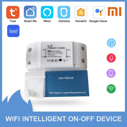 1~5PCS Moudle Timer App Universal Smart Home Met Alexa Homekit Relay Switch Wifi Switch 10a Siri Domotica Device