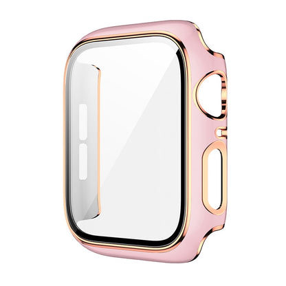 FTA Glass + Cover For Apple Watch Case 45mm 41mm 44mm 40mm Two Color Screen Protector Bumper iWatch Series 1 2 3 42mm 38mm