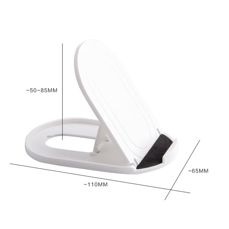 Portable Mini Mobile Phone Holder Foldable Desk Stand Holder 4 Degrees Adjustable Universal for iPhone Andorid Phone