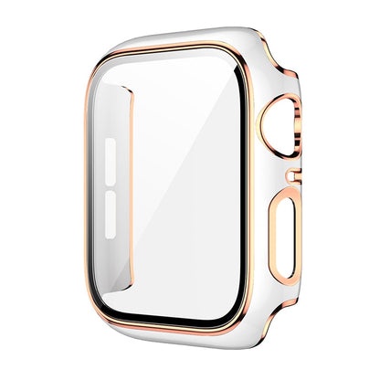 FTA Glass + Cover For Apple Watch Case 45mm 41mm 44mm 40mm Two Color Screen Protector Bumper iWatch Series 1 2 3 42mm 38mm