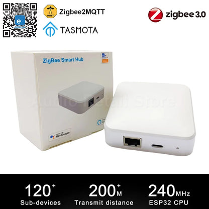 Smart Home ZigBee 3.0 Wired Gateway eWelink Hub APP Control RJ45 Ethernet Bridge Works with Sonoff Devices Tasmota Zigbee2MQTT