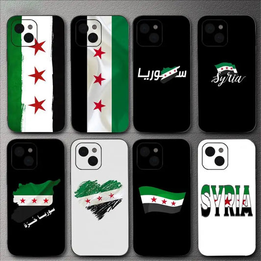 Syrian Revolution Flag iPhone Cases For iPhones Mini 15 16 Pro Max Plus Shell