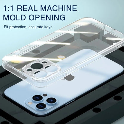 Ultra Thin Clear Phone Case On For iPhone  16 15 11 Pro Max 12 13 Mini 14 Plus Transparent Soft TPU Silicone Back Cover