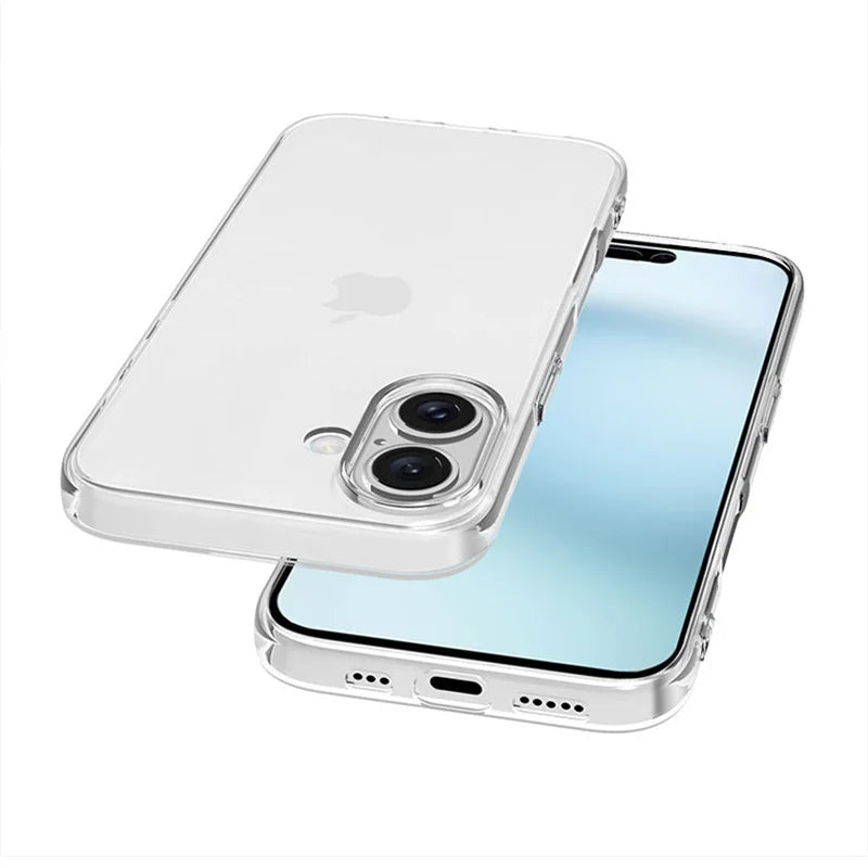 Ultra Thin Silicone Transparent TPU Case For Iphone 16 Pro Max Plus plus Fit Protective silicone Crystal clear soft Back Cover