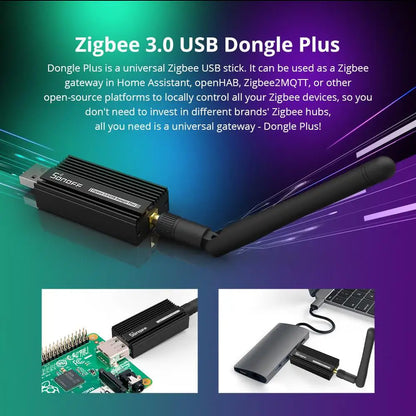 Dongle-E Wireless Zigbee Gateway Analyzer Zigbee2MQTT USB Interface Capture Support SONOFF Zigbee Devices Smart Home