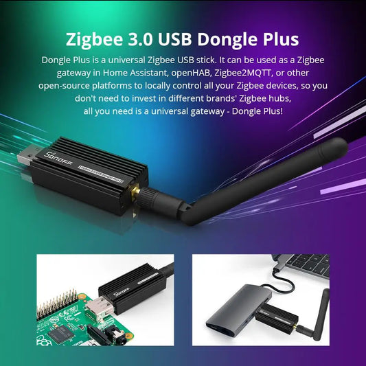 Dongle-E Wireless Zigbee Gateway Analyzer Zigbee2MQTT USB Interface Capture Support SONOFF Zigbee Devices Smart Home