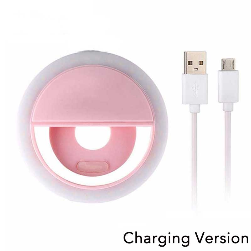 USB Charge Led Selfie Ring Light Mobile Phone Lens LED Selfie Lamp Ring for iPhone for Samsung Huawei Xiaomi Phone Selfie Light