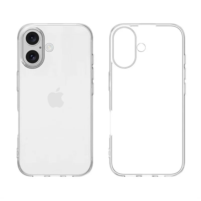 Ultra Thin Silicone Transparent TPU Case For Iphone 16 Pro Max Plus plus Fit Protective silicone Crystal clear soft Back Cover