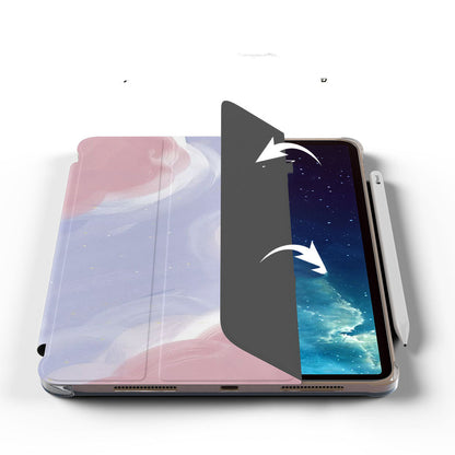 Literature And Art Simple Tablet With Pen Tray Protective Case