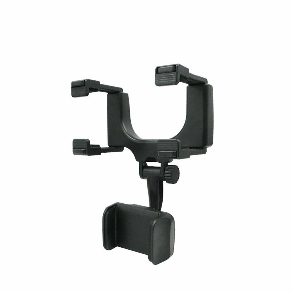 Universal Car Rear View Mirror Mount Stand GPS Cell Phone Holder 360 Rotation