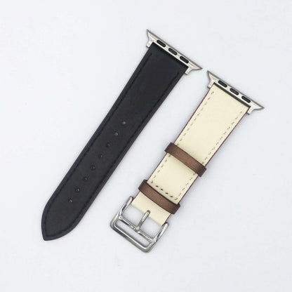 Leather strap for Apple watch band 44mm 40mm 38mm 42mm Single tour watchband bracelet iWatch series 5 4 3 6 se 7 41mm 45mm