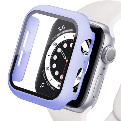 FTA Glass+Cover For Apple Watch case 45mm 41mm 44mm 40mm 42mm 38mm iWatch 8 3 6 SE Screen Protector Apple watch series 7 Accessories