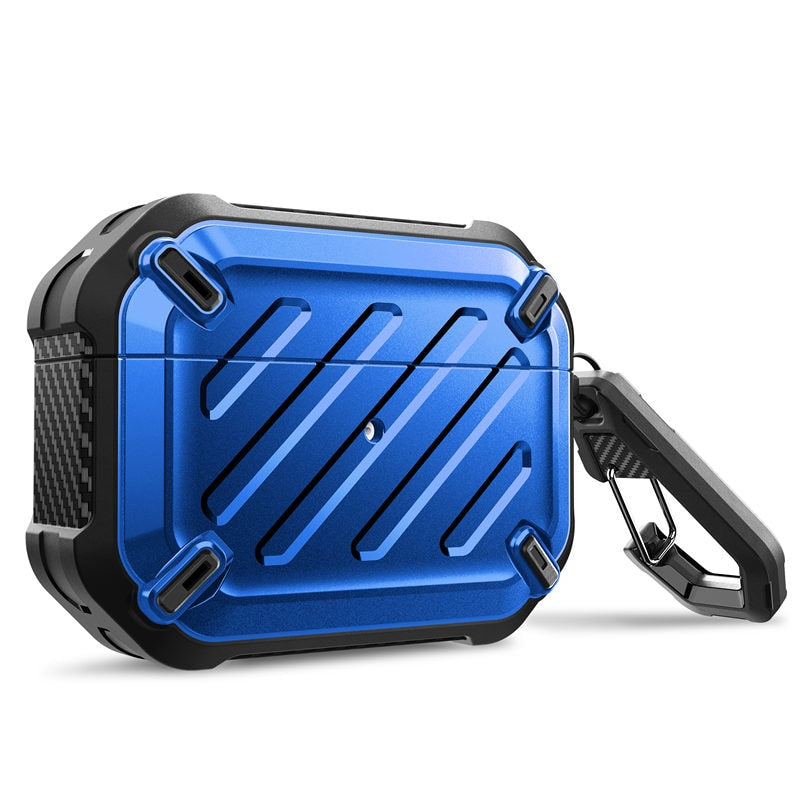 FTA UB Pro Designed For Airpods Pro Case 2019 Full-Body Rugged Protective Cover with Carabiner For Apple Airpods Pro (2019)