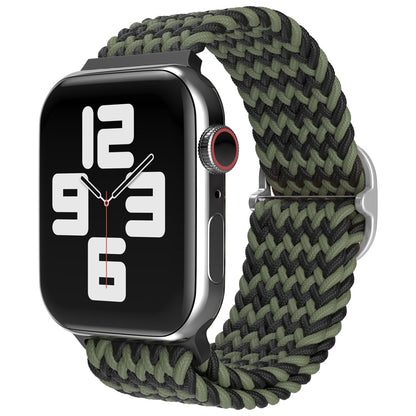 FTA Nylon Braided Solo Loop Strap for Apple Watch Band 38mm 40mm 42mm 44mm Sport Elastics Wristband for iWatch Series 6/5/4/3/2/1/SE