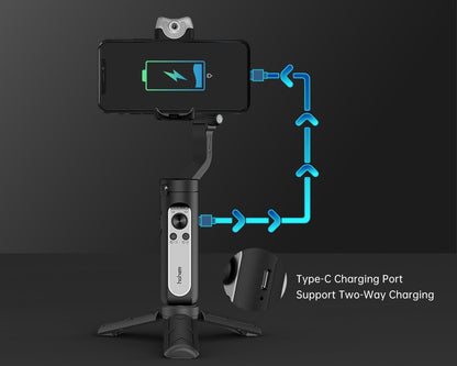 iSteady V2 AI Tracking Gimbal 3-Axis Foldable Handheld 259g Gesture Control Stabilizer Creative Vlog for iPhone13 Pro/Max