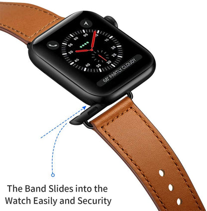 Watch band compatible with apple  FTA watch band 44mm 45mm 40mm iwatch 38mm 42 leather belt smartwatch bracelet apple watch series 6 SE 4 3 7 41mm bands.