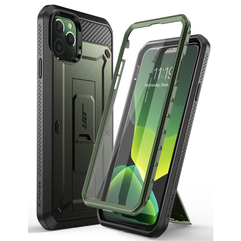 Cover for iPhone 11 Pro Max Case 6.5" (2019) IPHONE CASE UB Pro Full-Body Rugged Holster Cover with Built-in Screen Protector & Kickstand.