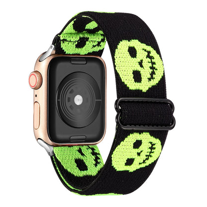 FTA Elastic Adjustable Nylon Solo Loop Strap for Apple Watch 6 SE 5 4 Band Strap 38 40mm 42 44mm for Iwatch 6 Se 5 4 Sport WatchBand