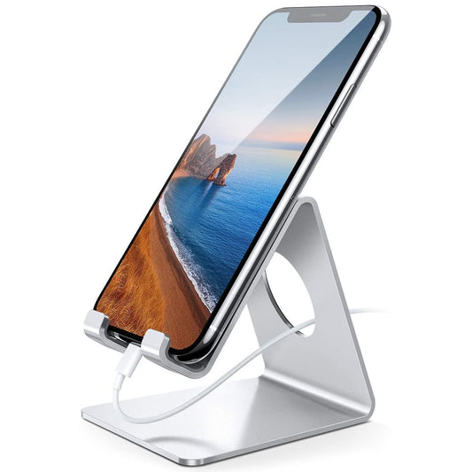 FTA Universal Metal Tablet Cell Phone Stand, Phone Dock: Cradle Holder Stand Compatible with Switch, for iPhone E-Reader (4-13&#39;&#39;)