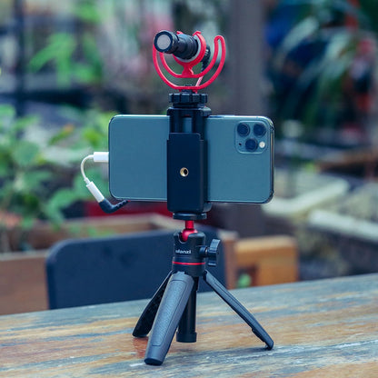 Foldable Mini Tripod Mount 1/4 & #39; & #39; Tripod Monopod Hand Grip Universal for DSLR Android iPhone Smartphone