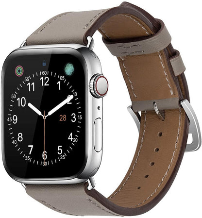 Leather strap for Apple watch band 44mm 40mm 38mm 42mm Single tour watchband bracelet iWatch series 5 4 3 6 se 7 41mm 45mm