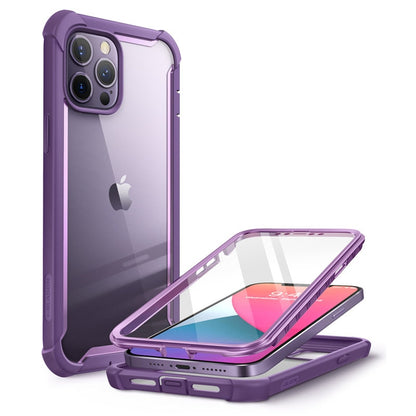 Cover for iPhone 12 Pro Max Case 6.7" (2020 Release) I-BLASON Ares Full-Body Rugged Clear Bumper Cover with Built-in Screen Protector