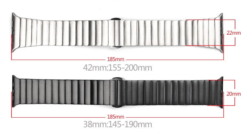 Stainless Steel Strap For Apple Watch Band 7 8 45mm 41mm Butterfly Link Bracelet IWatch Ultra 49mm 6 SE 5 44mm 40mm Accessories