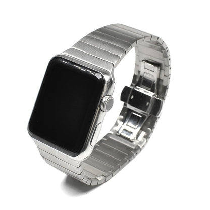 Stainless Steel Strap For Apple Watch Band 7 8 45mm 41mm Butterfly Link Bracelet IWatch Ultra 49mm 6 SE 5 44mm 40mm Accessories