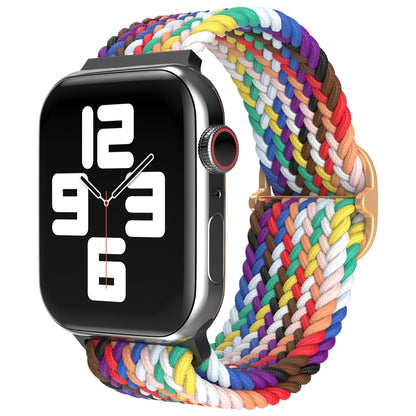 FTA Nylon Braided Solo Loop Strap for Apple Watch Band 38mm 40mm 42mm 44mm Sport Elastics Wristband for iWatch Series 6/5/4/3/2/1/SE