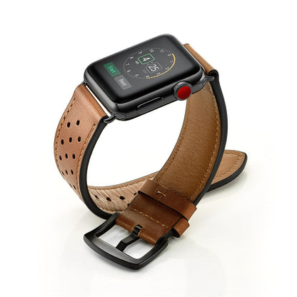 Leather strap For Apple Watch band 44mm 40mm iWatch band 42mm 38mm First layer cow leather bracelet apple watch serie 3 4 5 se 6