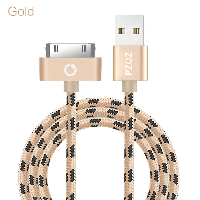 FTA USB Cable Charge Fast Charging for iphone 4 s 4s 3GS 3G iPad 1 2 3 iPod Nano itouch 30 Pin Charger adapter Data Sync cord