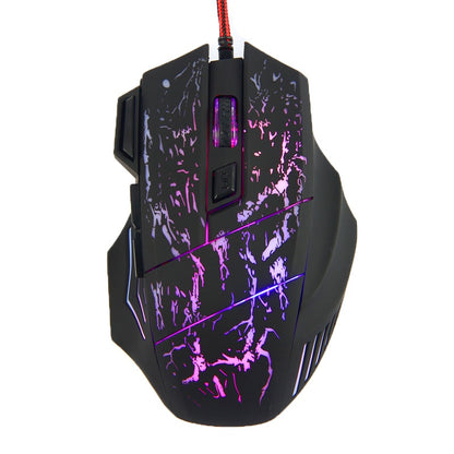 FTA 5500DPI 7 Buttons 7 Colors LED Backlight Optical USB Wired Mouse Gamer Mice Laptop PC Computer Mouse Gaming Mouse for Pro Gamer